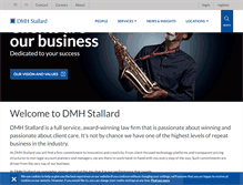 Tablet Screenshot of dmhstallard.com